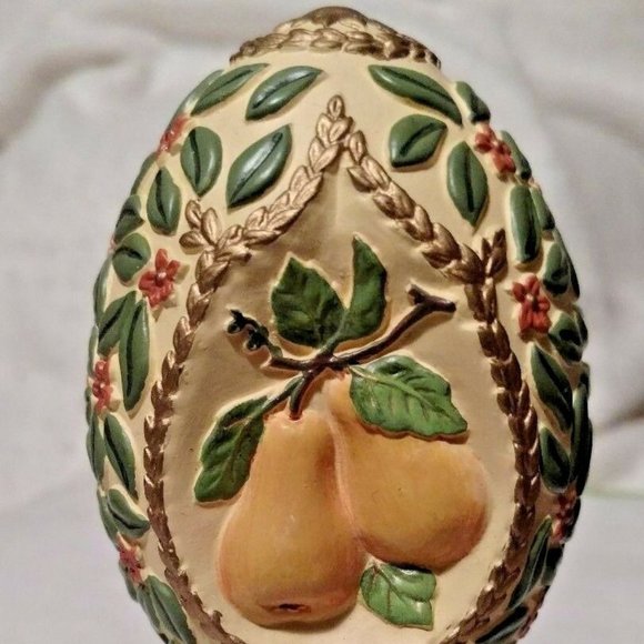 Avon Season's Treasures Egg Collection "Fruit Harvest" 1994 Vintage - Picture 2 of 15